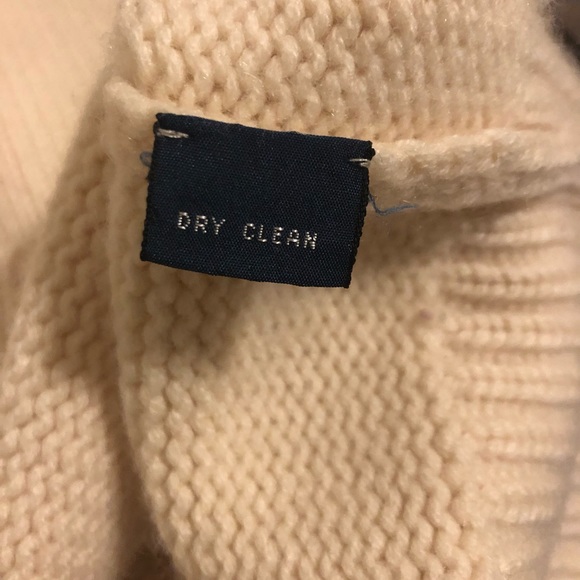 Ralph Lauren Polo 100% Cashmere Cream American Flag U S A  size Large - Picture 7 of 8